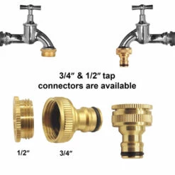 PETITES ECREVISSES 4 Pcs Raccords De Tuyau D'arrosage En Laiton Raccords De Robinet Et De Pulvérisation 1/2"et 3/4" 10 PETITES ECREVISSES 4 Pcs Raccords De Tuyau D'arrosage En Laiton Raccords De Robinet Et De Pulvérisation 1/2"et 3/4" -Promos Raccord d'arrosage Magasin 65510444 4