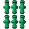 LADACèE Double Connecteur De Tuyaux, Double Mâle Tuyau Connecteur Plastique Raccords De Tuyau Pour Rejoignez Le Tube De Tuyaux De Jardin ,6 Pièces(Vert) -Promos Raccord d'arrosage Magasin 65616142 1