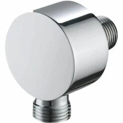 HELLO KITTY BAIN Coude D'alimentation En Eau En Laiton Massif Pour Douchette, Coude D'arrosage Rond, Vanne D'angle Murale, Chrome Poli