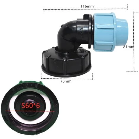 REGALOS Connecteur De Tuyau D'eau De Réservoir Adaptateur De Tuyau De Pelouse De Jardin Outil De Montage De Robinet Domestique (adaptateur Coudé De 25 Mm) 3 REGALOS Connecteur De Tuyau D'eau De Réservoir Adaptateur De Tuyau De Pelouse De Jardin Outil De Montage De Robinet Domestique (adaptateur Coudé De 25 Mm)