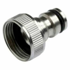 Le Nez De Robinet à Visser En Laiton/chômé Peut Se Fixer Aux Robinets Ayant Un Filetage De 3/4 - Jardiboutique - Gris