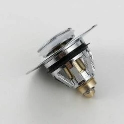 MERéTéET Noyau De Rebond De Type Poussoir,Bouchon De Vidange D'évier Escamotable Bouchon Baignoire Bouchon Baignoire Vidange D'évier Bouchon Lavabo Pour Cuisine Et Salle De Bain 34-39mm -Promos Raccord d'arrosage Magasin 65788625 3