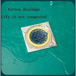 MERéTéET Drain De Douche Anti Odeur, 2 Pièces Siphon De Sol Anti-Blocage, Épais Drain De Douche Carré Anti-Odeur, Pour Tuyaux D'évacuation, Pots D'échappement, Balcon De Toit, Pour Salle De Bain Jardin -Promos Raccord d'arrosage Magasin 65789212 3