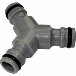 MERéTéET C47466 - Lot De 5 Connecteurs Raccords 1/2'' à 3 Voies En Y Pour Tuyau D'arrosage - Séparateur/Adaptateur Rapide Pour 3 Tuyaux D'irrigation - En Plastique ABS -Promos Raccord d'arrosage Magasin 65789624 3