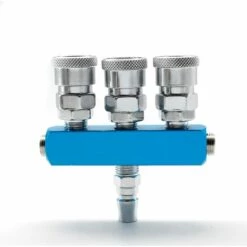 Cisea Connecteur Rapide à 3, Blue Raccord De Collecteur En Alliage Voies D'aluminium, Séparateur De Compresseur D'air De Type C, Convient Aux Pompes à Air, Cylindres Et Compresseurs -Promos Raccord d'arrosage Magasin 65843322 4