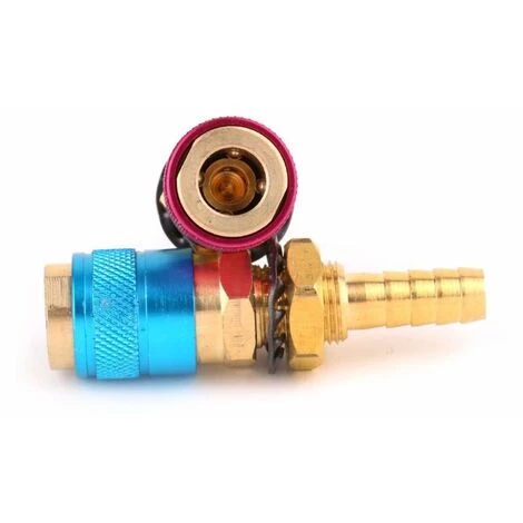 KAEJYIUT Raccords De Connecteur - 2 Pièces Adaptateur De Gaz Refroidi à L'eau Raccords De Connecteur Rapide Pour TIG 5 KAEJYIUT Raccords De Connecteur - 2 Pièces Adaptateur De Gaz Refroidi à L'eau Raccords De Connecteur Rapide Pour TIG – Image 3