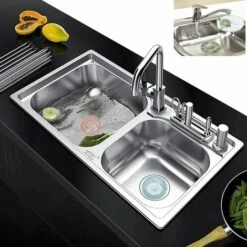 GrooFoo 4 Pièces De Filtre à Cheveux En Silicone, Filtre Protecteur De Drain Pour Trous De Drainage, Utilisé Dans La Salle De Bain Et La Cuisine, La Salle De Bain, Facile à Nettoyer GrooFoo -Promos Raccord d'arrosage Magasin 65889086 4