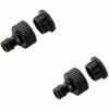 DONTODENT Better-3/4 '' Et 1/2 '' 2in1 Tuyau Robinet Nez Fileté Débit Robinet Connecteur Fileté Robinet Adaptateur 2 Pack, Noir -Promos Raccord d'arrosage Magasin 65901236 1