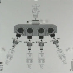 JARDIBRIC Sélecteur 4 Voies Indépendantes 7 JARDIBRIC Sélecteur 4 Voies Indépendantes -Promos Raccord d'arrosage Magasin 6591669 3