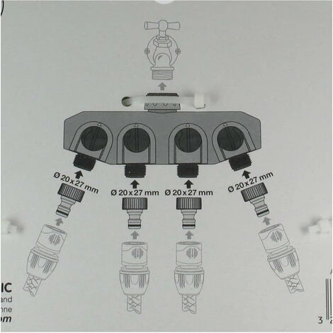 JARDIBRIC Sélecteur 4 Voies Indépendantes 5 JARDIBRIC Sélecteur 4 Voies Indépendantes – Image 3
