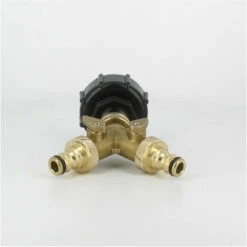 MULTICUVES Raccord Cuve Eau S60X6 - 2 Voies 3/4'' Laiton - Nez Type Gardena -Promos Raccord d'arrosage Magasin 6591745 5