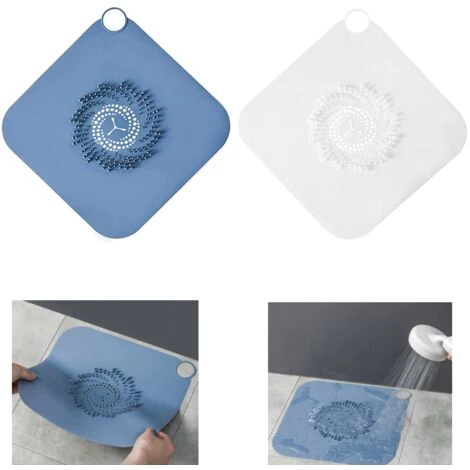 ENJOY Couvercle De Vidange Douche, 2 Pièces Filtre à Cheveux En Silicone Grand Drain En Maille Avec Poignée, Pour Salle De Bain Douche évier Filtre Attrape Cheveux Pour Salle De Bain Et Toilettes 3 ENJOY Couvercle De Vidange Douche, 2 Pièces Filtre à Cheveux En Silicone Grand Drain En Maille Avec Poignée, Pour Salle De Bain Douche évier Filtre Attrape Cheveux Pour Salle De Bain Et Toilettes