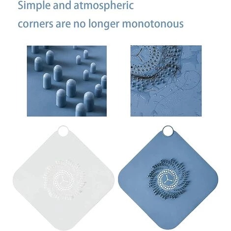 ENJOY Couvercle De Vidange Douche, 2 Pièces Filtre à Cheveux En Silicone Grand Drain En Maille Avec Poignée, Pour Salle De Bain Douche évier Filtre Attrape Cheveux Pour Salle De Bain Et Toilettes 7 ENJOY Couvercle De Vidange Douche, 2 Pièces Filtre à Cheveux En Silicone Grand Drain En Maille Avec Poignée, Pour Salle De Bain Douche évier Filtre Attrape Cheveux Pour Salle De Bain Et Toilettes – Image 5