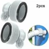 THSINDE Adaptateur De Pompe De Filtre 2 Pièces 1.25 "à 1.5" Adaptateur De Conversion De Tuyau Pour Pompe De Filtre Intex -Promos Raccord d'arrosage Magasin 66098886 1