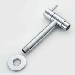 KAEJYIUT Robinet Mural En Laiton Pour Eau Froide, Lavabo, Serpillière, Robinets De Machine à Laver, Robinets De Jardin, Finition Chromée -Promos Raccord d'arrosage Magasin 66211794 2