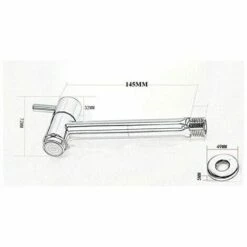 KAEJYIUT Robinet Mural En Laiton Pour Eau Froide, Lavabo, Serpillière, Robinets De Machine à Laver, Robinets De Jardin, Finition Chromée -Promos Raccord d'arrosage Magasin 66211794 5