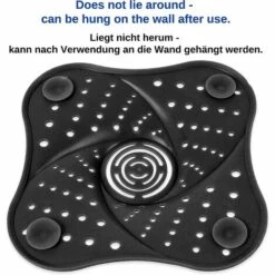 FVO Filtres De Drain D’évier En , 13 X 13 Cm, 1 X Noir, Avec 4 Ventouses, Bouchon D’eau Pour Salle De Bain, Crépine à Cheveux Pour La Douche, Filtre Attrape-cheveux Pour Baignoire, Nettoyage Facile 11 FVO Filtres De Drain D’évier En , 13 X 13 Cm, 1 X Noir, Avec 4 Ventouses, Bouchon D’eau Pour Salle De Bain, Crépine à Cheveux Pour La Douche, Filtre Attrape-cheveux Pour Baignoire, Nettoyage Facile -Promos Raccord d'arrosage Magasin 66766802 5