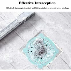 ENJOY 40 Pièces Filtre Cheveux Douche Attrape Cheveux Douche Filtre Evier Filtre De Drain De Sol Filtre D'Évier De Baignoire Filtre D'égout Crépine Filtre Protecteur De Drain Pour Salle De Bain Et Cuisine -Promos Raccord d'arrosage Magasin 67559513 4