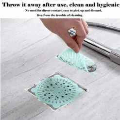 ENJOY 40 Pièces Filtre Cheveux Douche Attrape Cheveux Douche Filtre Evier Filtre De Drain De Sol Filtre D'Évier De Baignoire Filtre D'égout Crépine Filtre Protecteur De Drain Pour Salle De Bain Et Cuisine -Promos Raccord d'arrosage Magasin 67559513 5