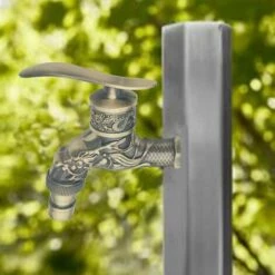 ECHOO Robinet Vintage, Robinet En Laiton Antique, Robinet De Jardin De Style Antique, Robinet De Robinet Sculpté Dragon Antique Pour Maison Cuisine Salle De Bains Jardin Extérieur -Promos Raccord d'arrosage Magasin 67883666 5