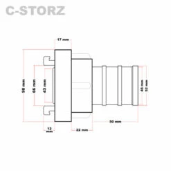 WILTEC Accouplement Storz C/52mm Avec Long Manchon Rotatif, Raccord Pompier, Alu -Promos Raccord d'arrosage Magasin 807472 3